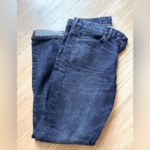 & Denim slim low waist jeans. 30/32.